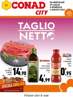 Anteprima dell'opuscolo Conad volantino City Campania dal negozio Conad valido da 29/07/2026