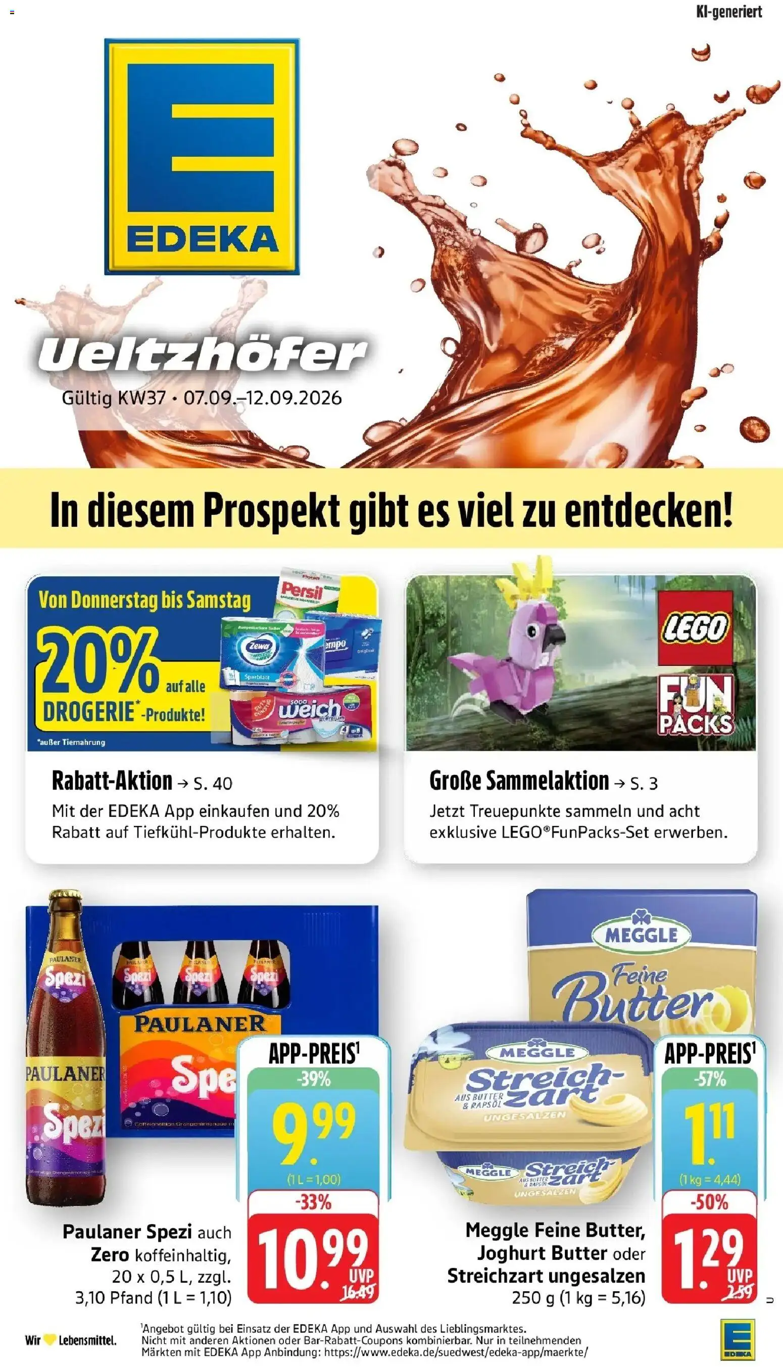 Vorschau von dem Prospekt des Geschäftes Edeka, gültig ab dem 07.09.2026