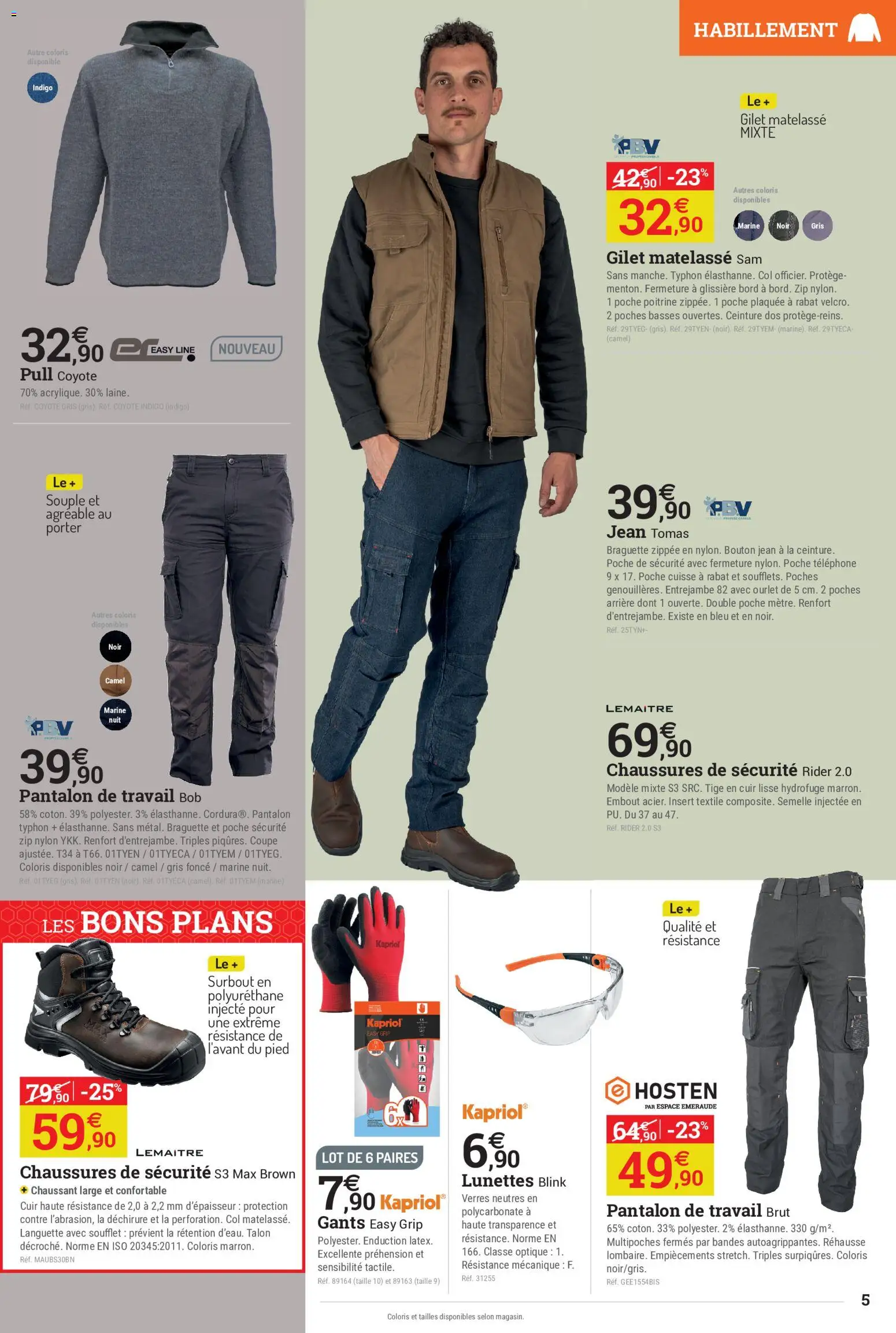 Prévisualisation de Espace Emeraude catalogue du magasin Espace Emeraude formulaire valide 21/10/2026 - Chaussures, Jean, Pull, Lunettes, Pantalon, Verres, Gilet, Cuisse