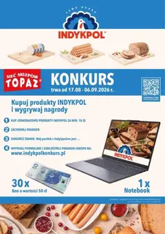 Pogląd gazetki "Topaz - konkurs" ze sklepu Topaz ważnej od 17.08.2026