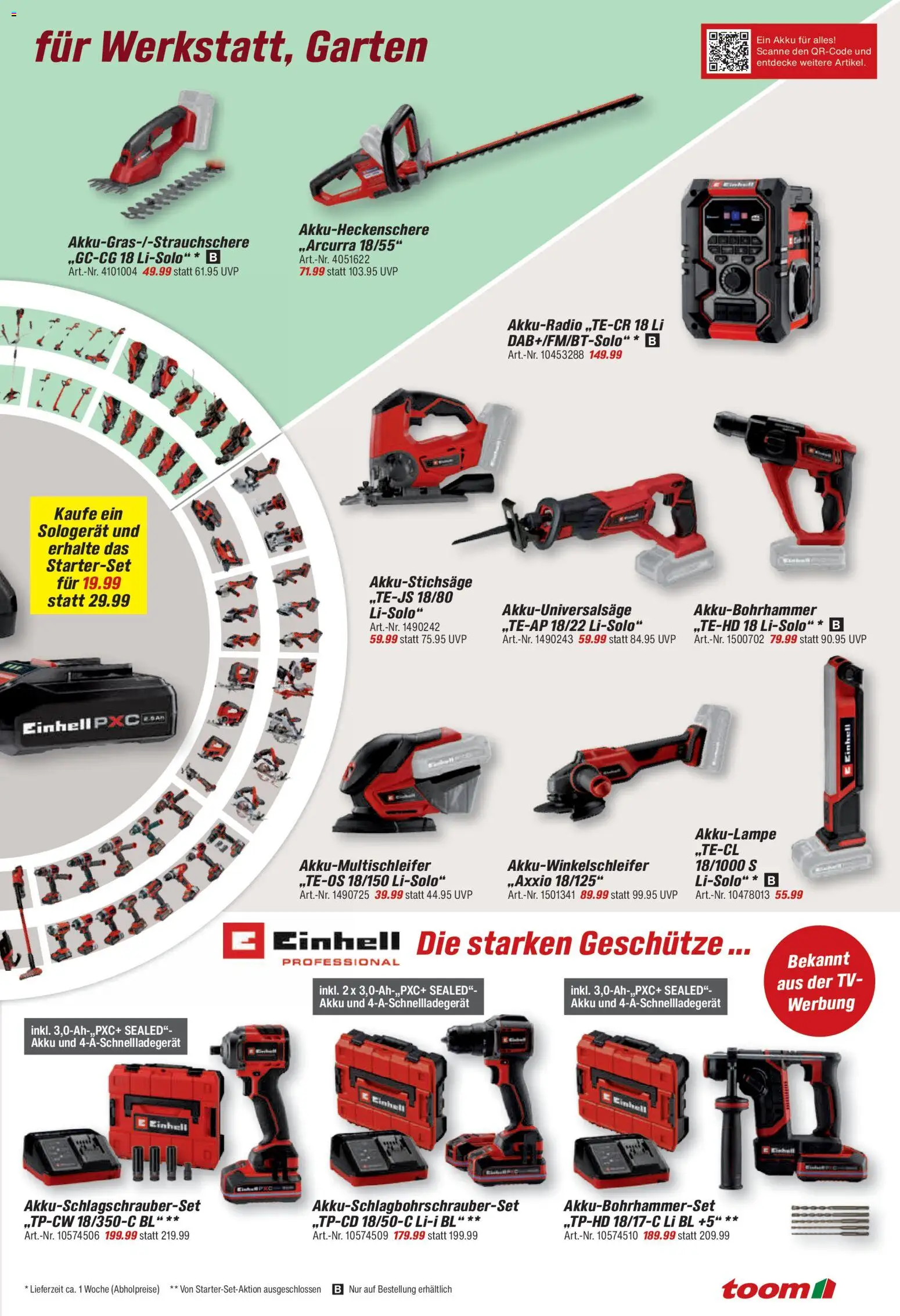 Vorschau von dem Prospekt des Geschäftes Toom Baumarkt, gültig ab dem 26.10.2026