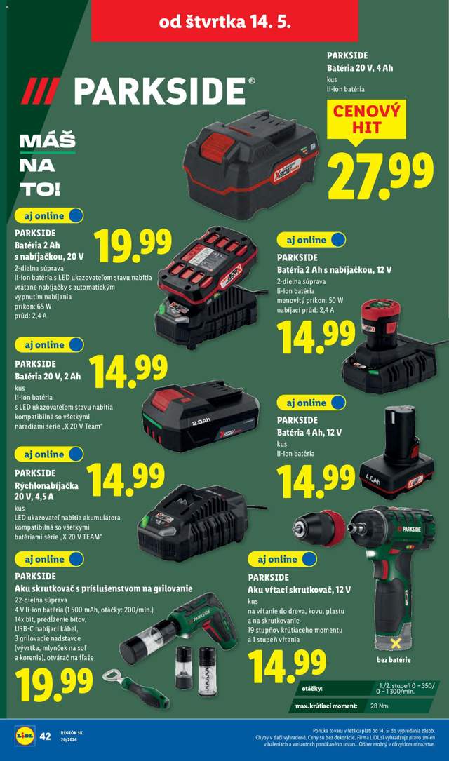 Nový Lidl leták od 11.05.