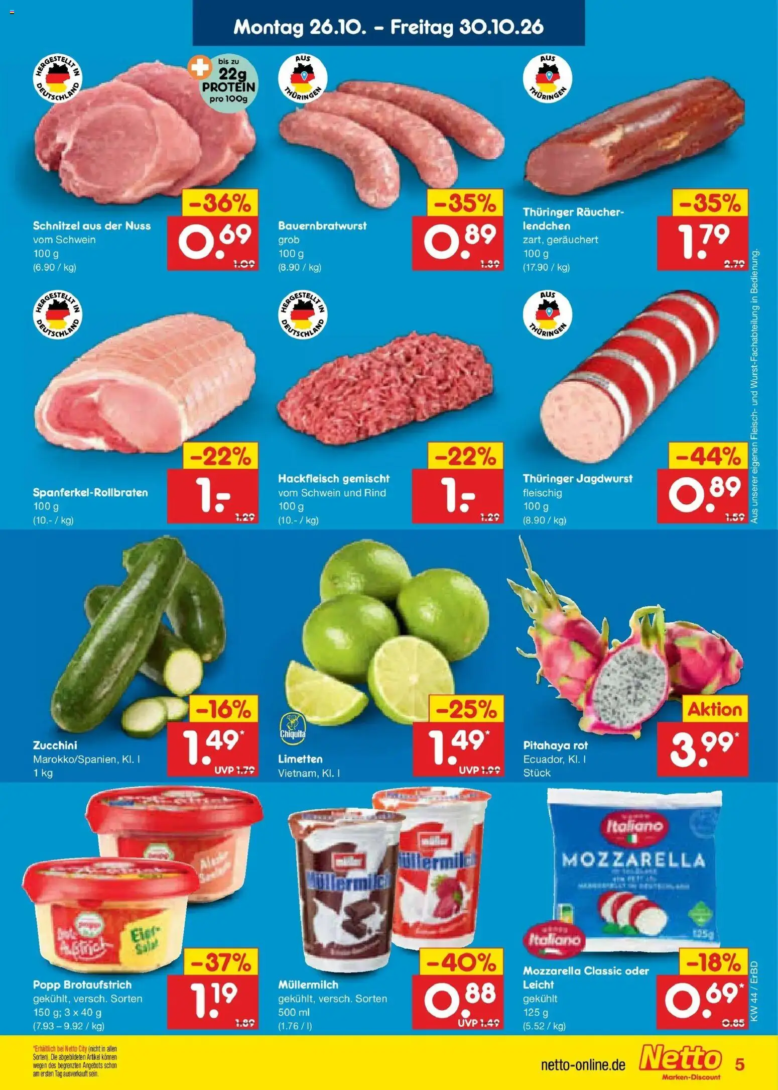 Vorschau von dem Prospekt des Geschäftes Netto Marken-Discount, gültig ab dem 26.10.2026