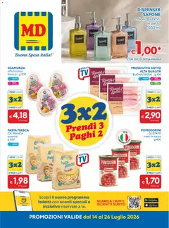 Anteprima dell'opuscolo MD Discount volantino dal negozio MD Discount valido da 14/07/2026