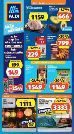 Aldi - Aldi aktuális akciós újság megtekintése, amely érvényes 2026.06.11.-től