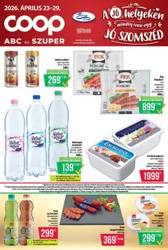 COOP - COOP - Abc & Szuper / Tisza megtekintése, amely érvényes 2026.04.23.-től