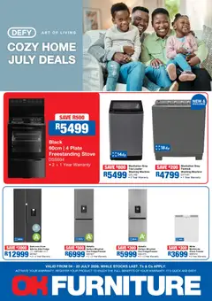 Preview of OK Furniture flyer valid from 04/07/2026