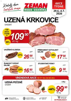 Náhled nabídky: Prodejny Zeman Prodejny Zeman leták platný od 29.06.2026