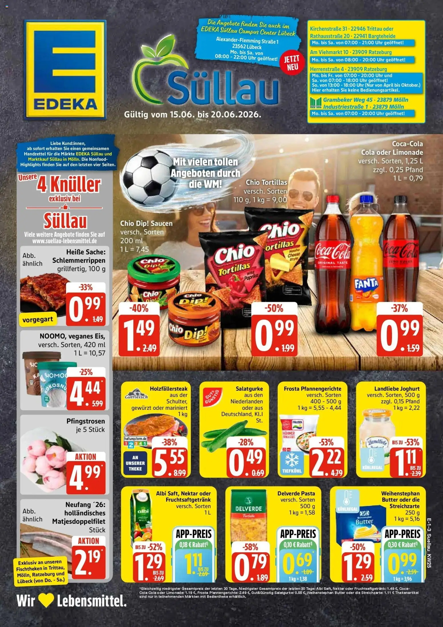 Vorschau von dem Prospekt des Geschäftes Edeka, gültig ab dem 14.06.2026