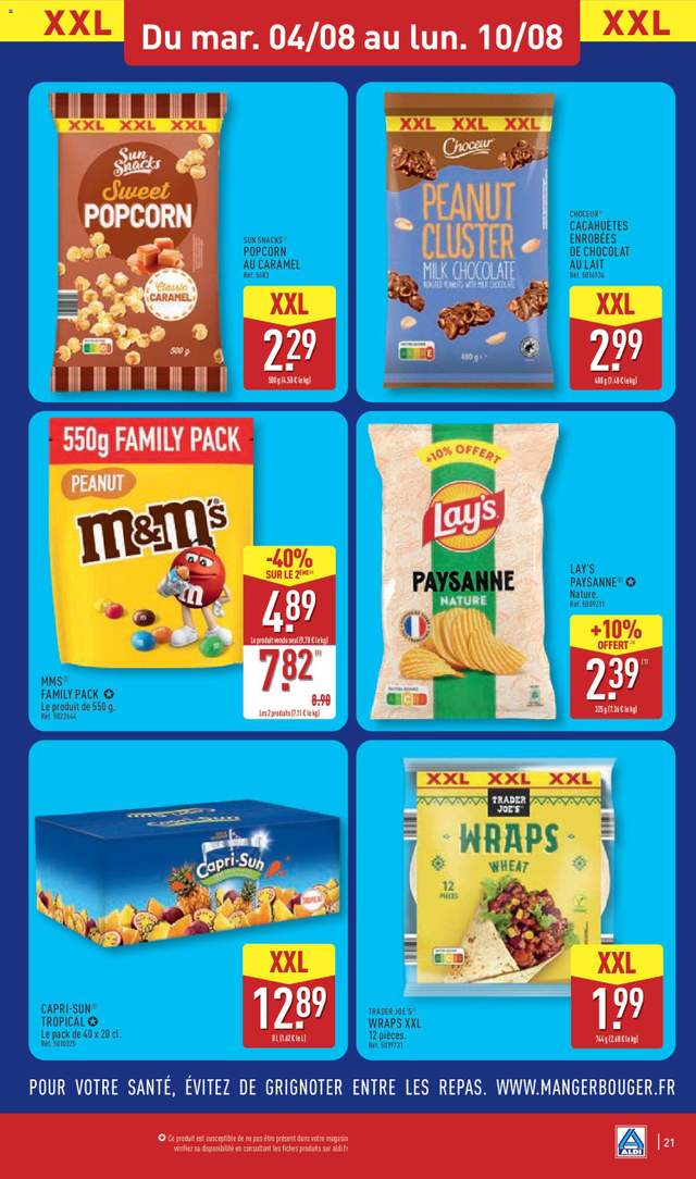 Nouveau catalogue Aldi à partir du 04/08