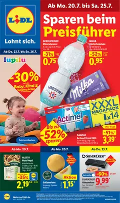 Vorschau von dem Prospekt des Geschäftes Lidl, gültig ab dem 20.07.2026
