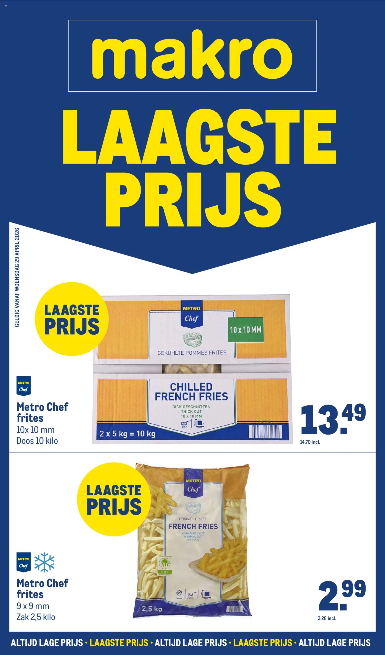 Voorbeeld van Makro folder - Laagste prijs van winkel Makro geldig vanaf 02-05-2026