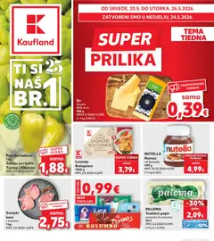 Pregled letka Slavonski Brod trgovine Kaufland vrijedi od 20.05.2026