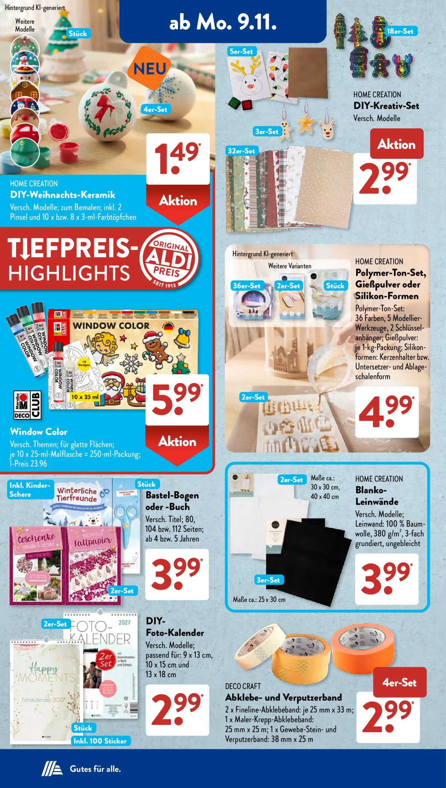 Vorschau von dem Prospekt des Geschäftes Aldi Süd, gültig ab dem 09.11.2026