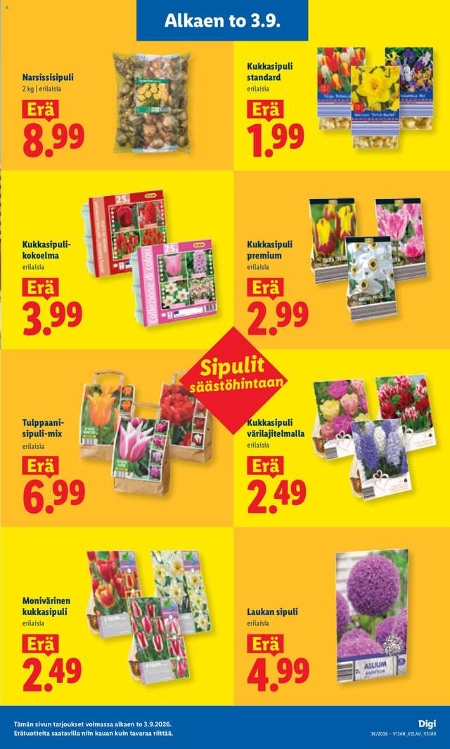 Uusi Lidl tarjouslehti alkaen 03/09