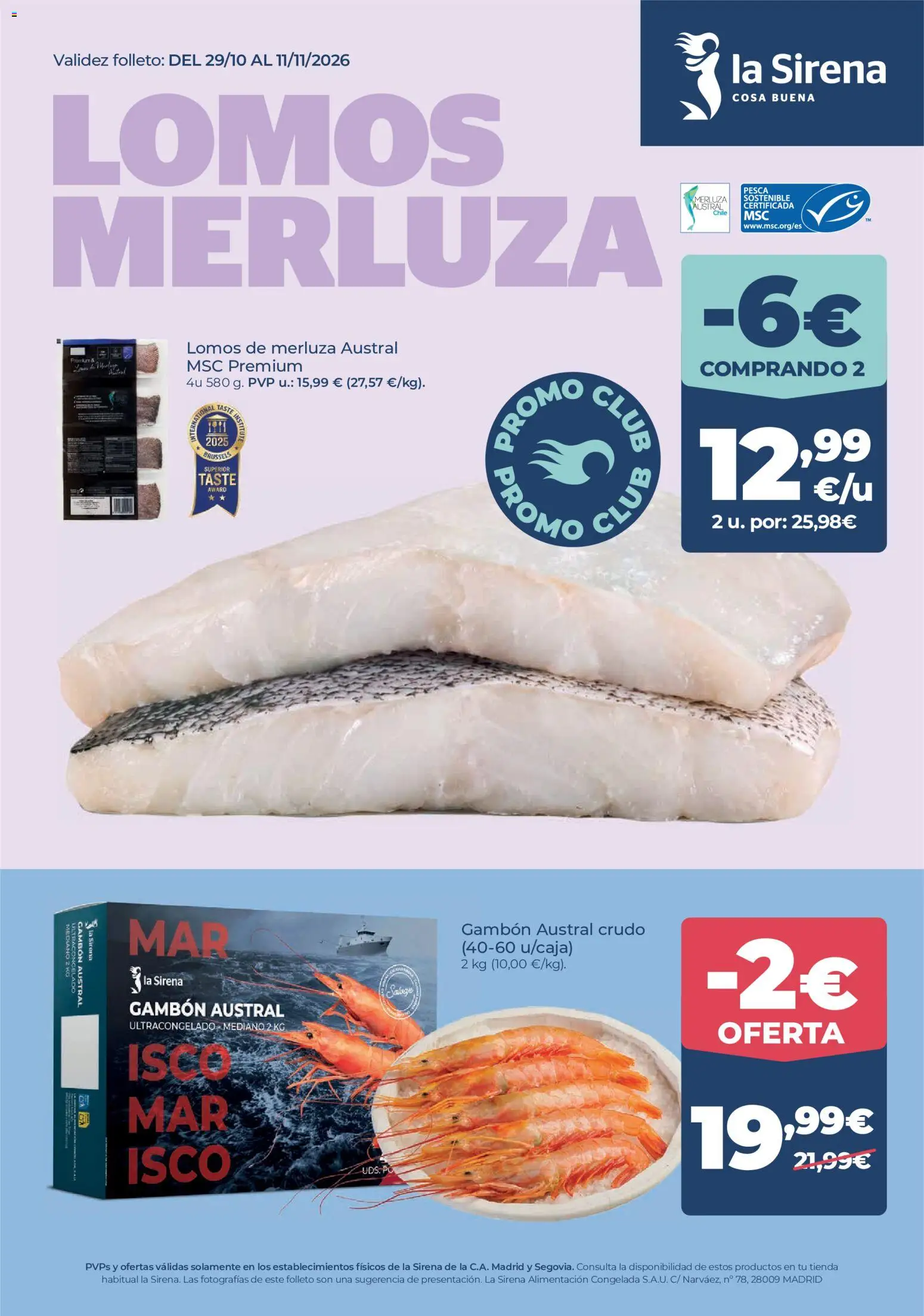 Vista previa del folleto de la tienda La Sirena válido desde el 29/10/2026 