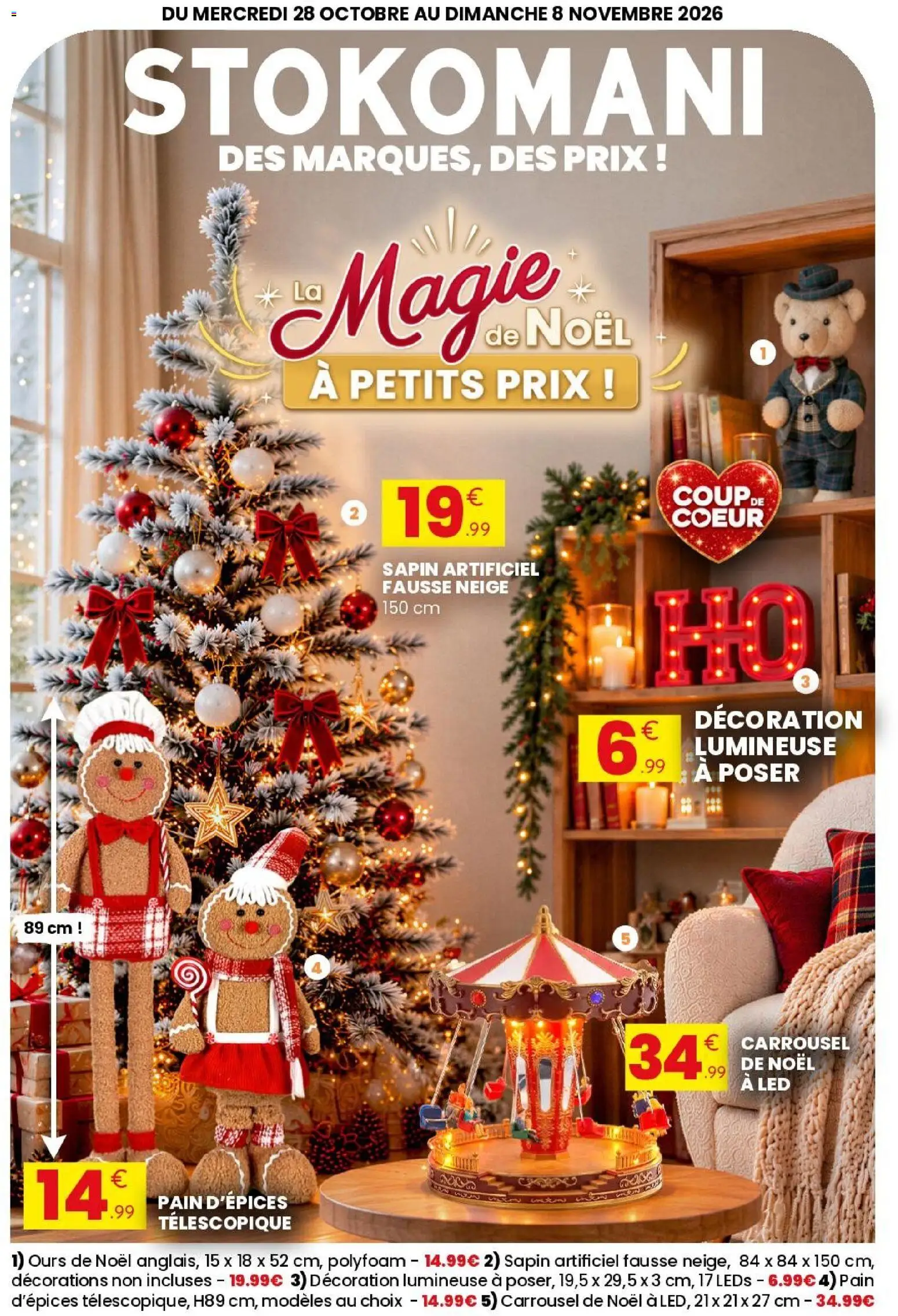 Prévisualisation de Stokomani catalogue du magasin Stokomani formulaire valide 28/10/2026