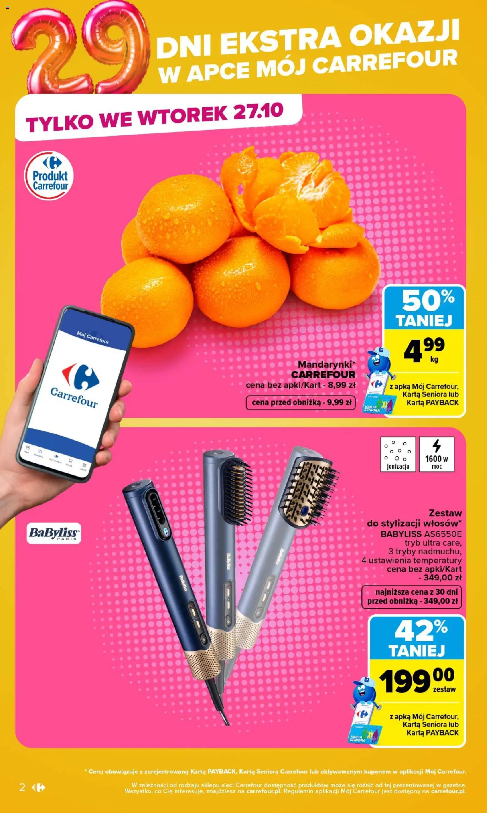 Pogląd gazetki "Carrefour gazetka - Market" ze sklepu Carrefour ważnej od 26.10.2026 - Karta