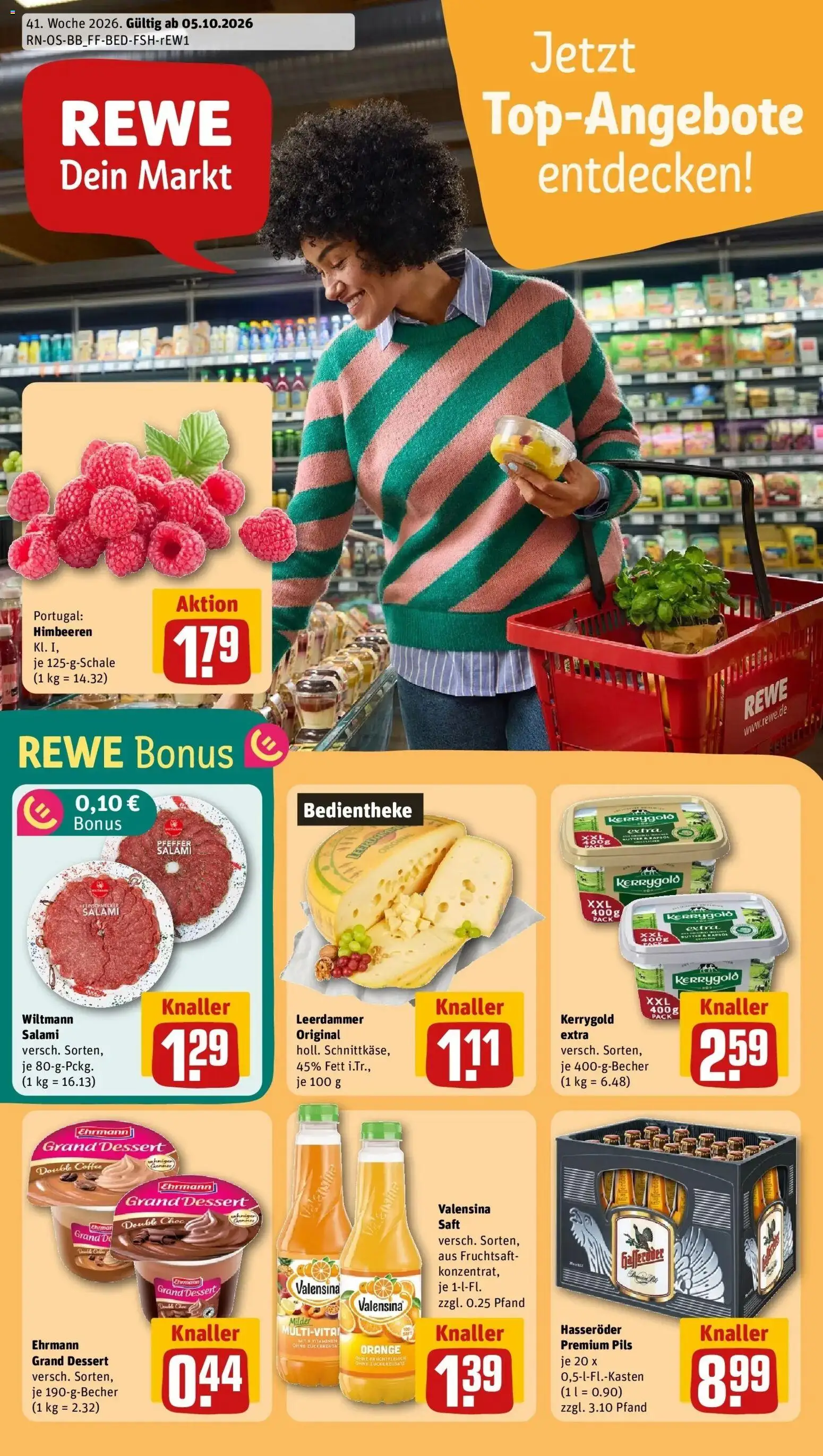 Vorschau von dem Prospekt des Geschäftes Rewe, gültig ab dem 05.10.2026