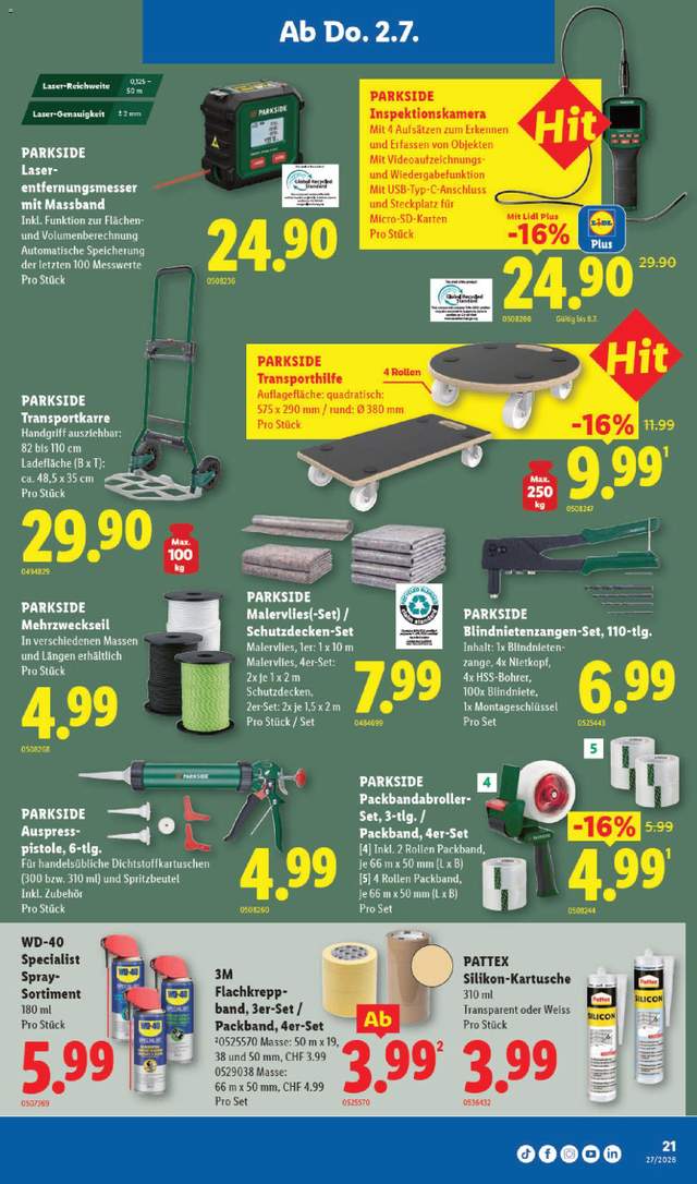 Neue Lidl Aktionen ab 02.07.