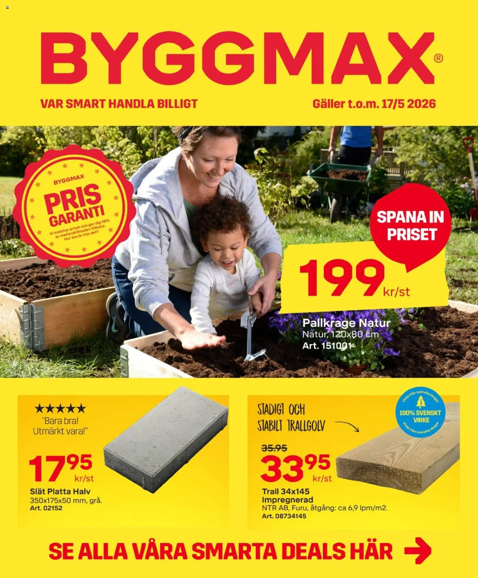 Förhandsgranska reklamblad ByggMax erbjudanden från butik ByggMax gäller från 03/05/2026