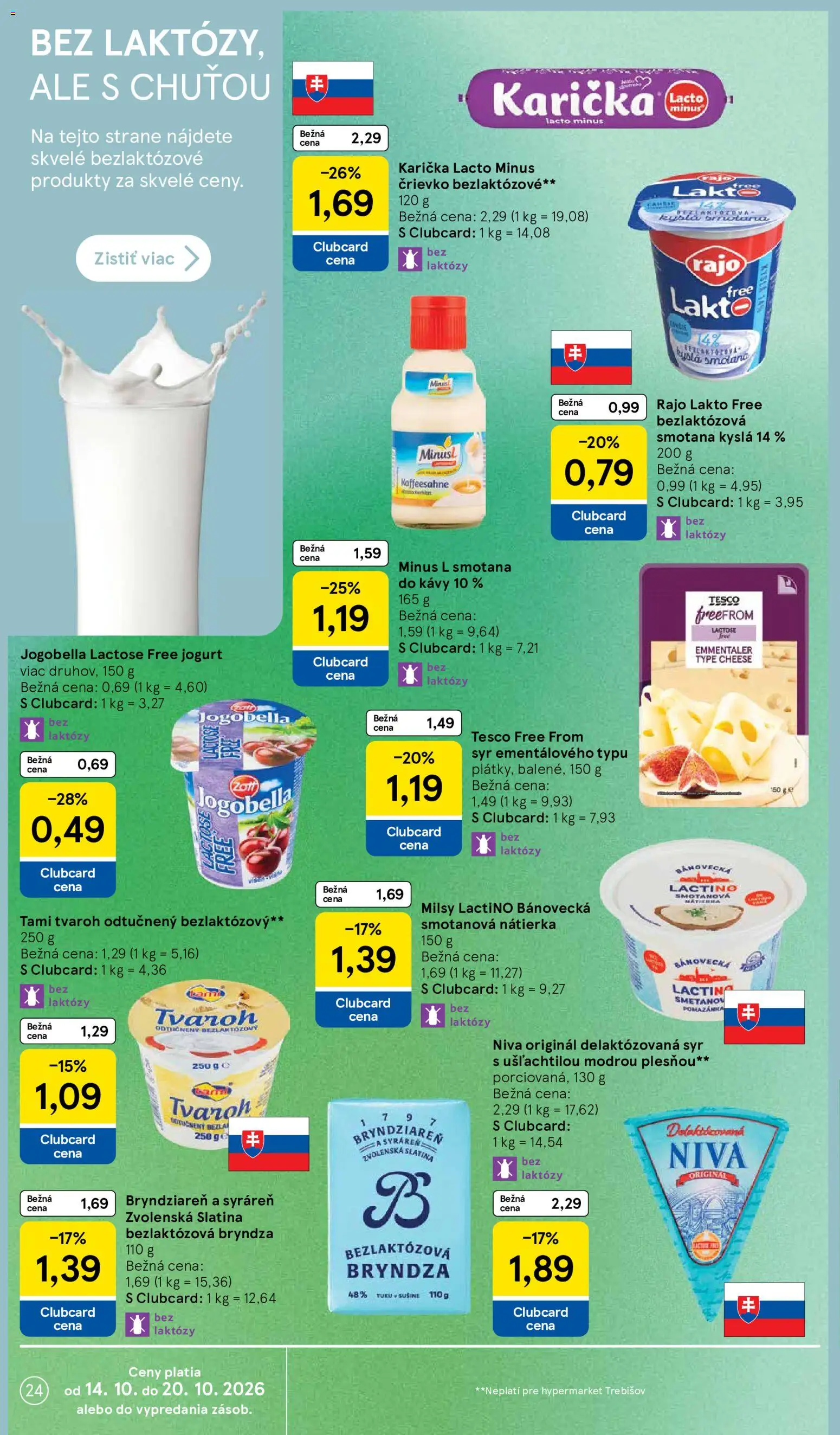 Náhľad Tesco letáku platného od 14.10.2026