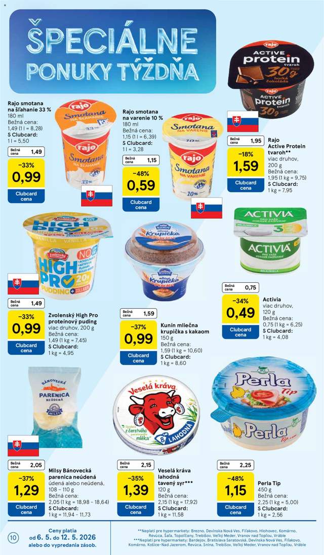 Nový Tesco leták od 06.05.