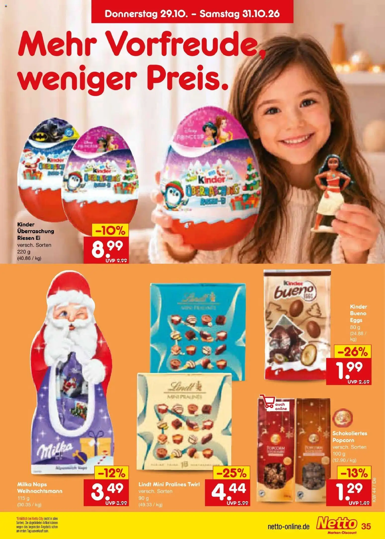 Vorschau von dem Prospekt des Geschäftes Netto Marken-Discount, gültig ab dem 26.10.2026