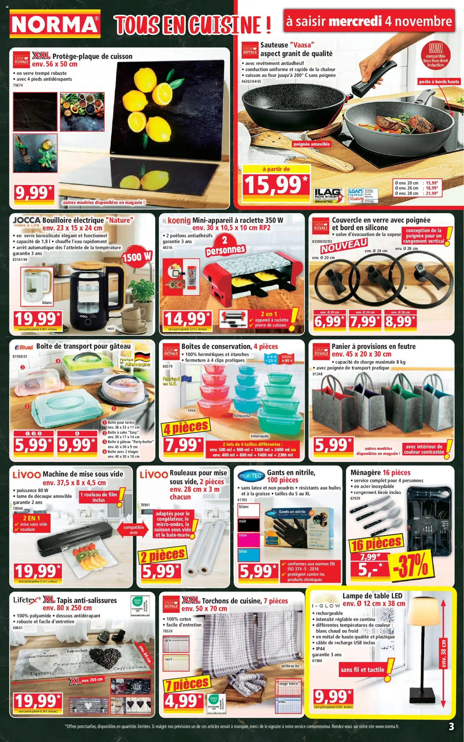 Prévisualisation de Norma catalogue du magasin Norma formulaire valide 04/11/2026