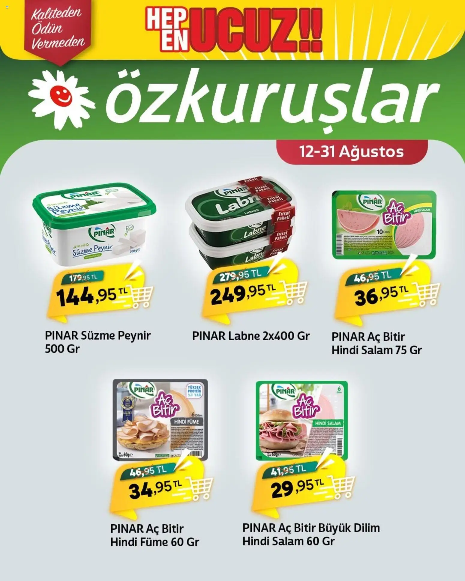 Özkuruşlar Özkuruşlar Katalog 12.08.2026 - Broşürünün önizlemesi