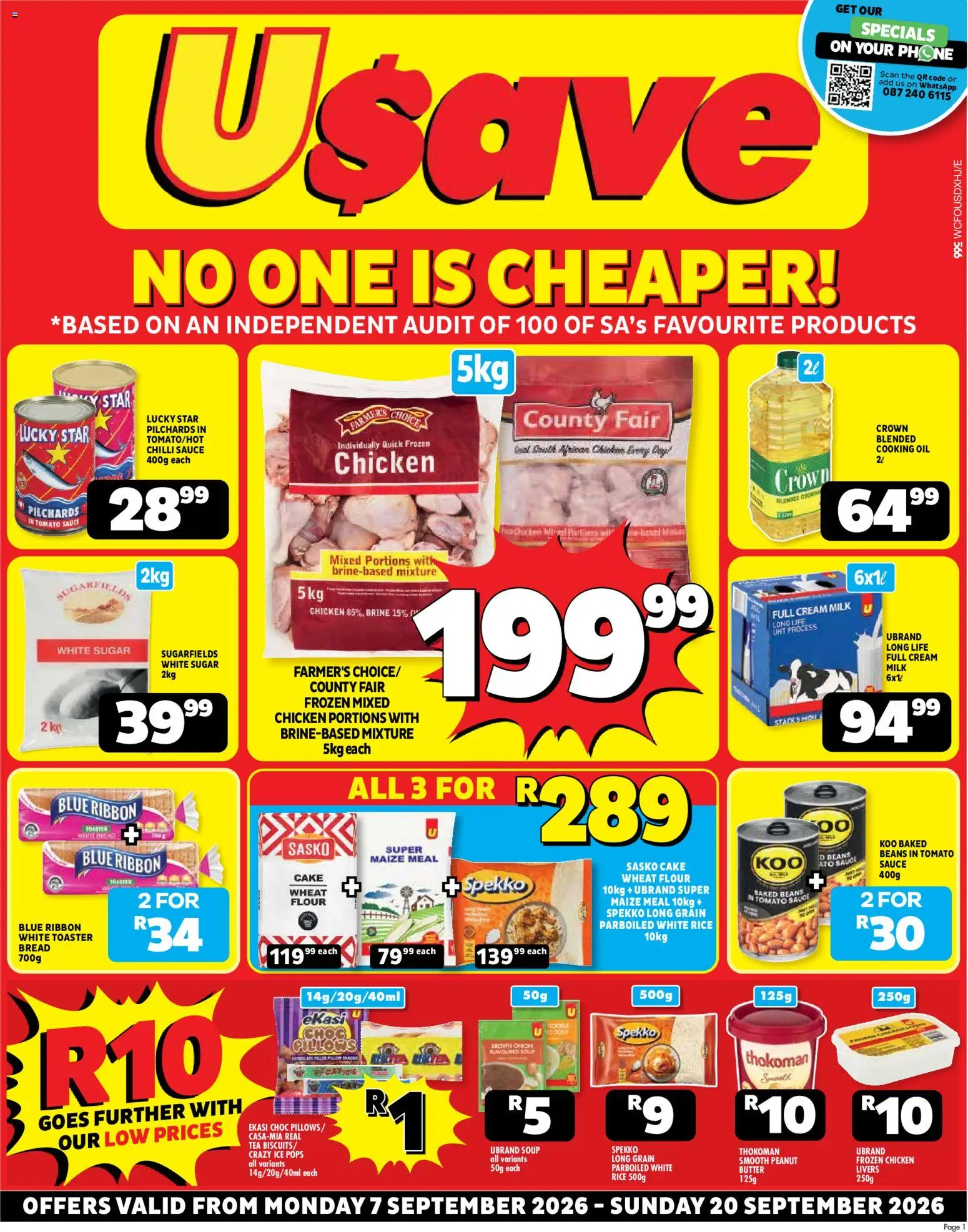 Preview of Usave flyer valid from 07/09/2026