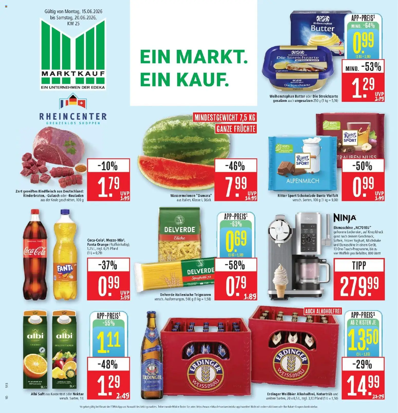 Vorschau von dem Prospekt des Geschäftes Marktkauf, gültig ab dem 15.06.2026