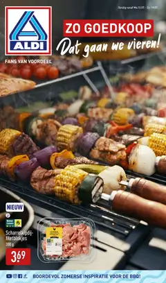 Voorbeeld van Aldi folder - Buiten eten van winkel Aldi geldig vanaf 13-07-2026
