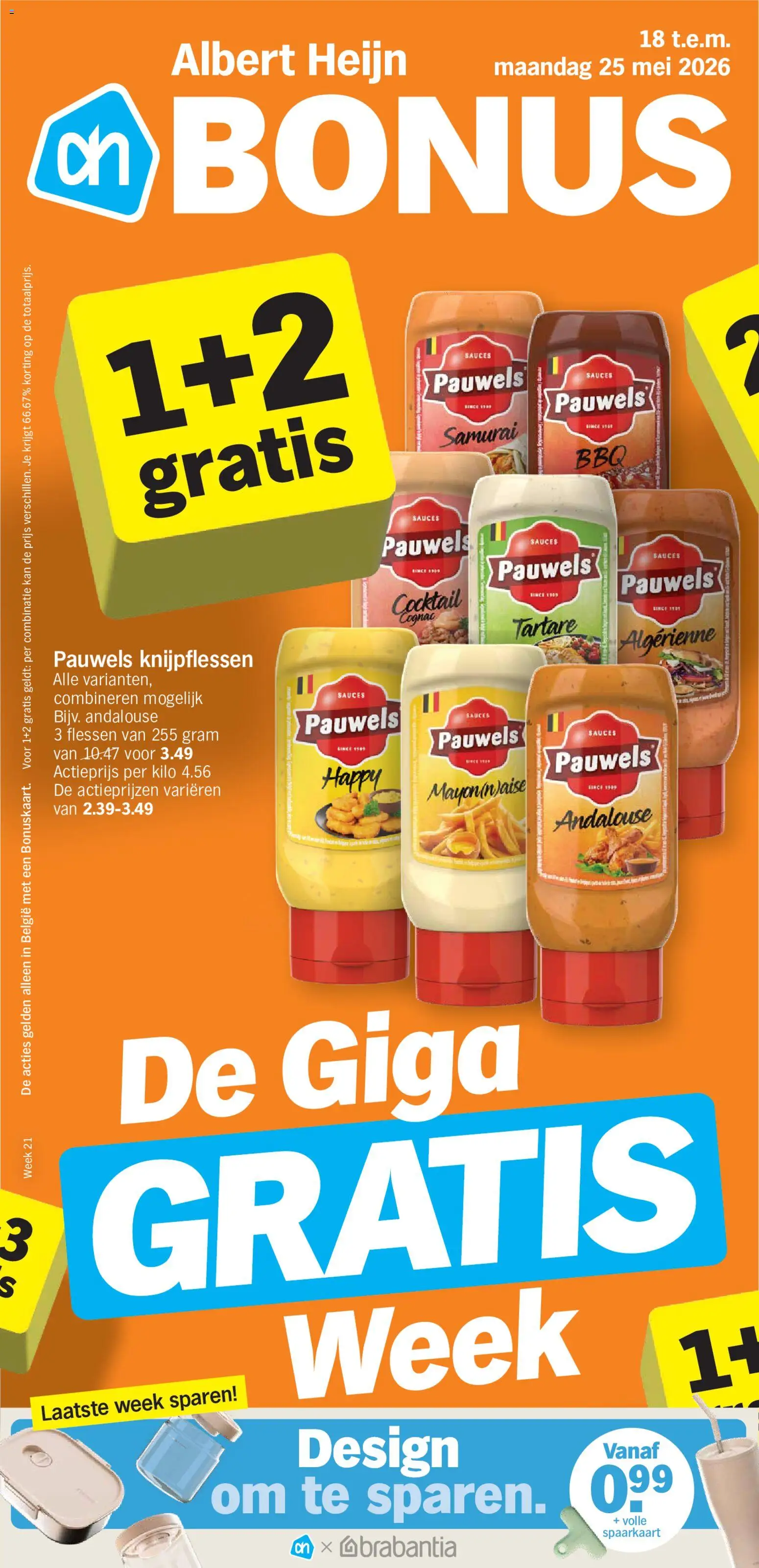 Voorbeeld van Albert Heijn Folder week / de la semaine 21 van winkel Albert Heijn geldig vanaf 18/05/2026