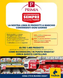 Anteprima dell'opuscolo Tigros volantino Primia dal negozio Tigros valido da 02/09/2026
