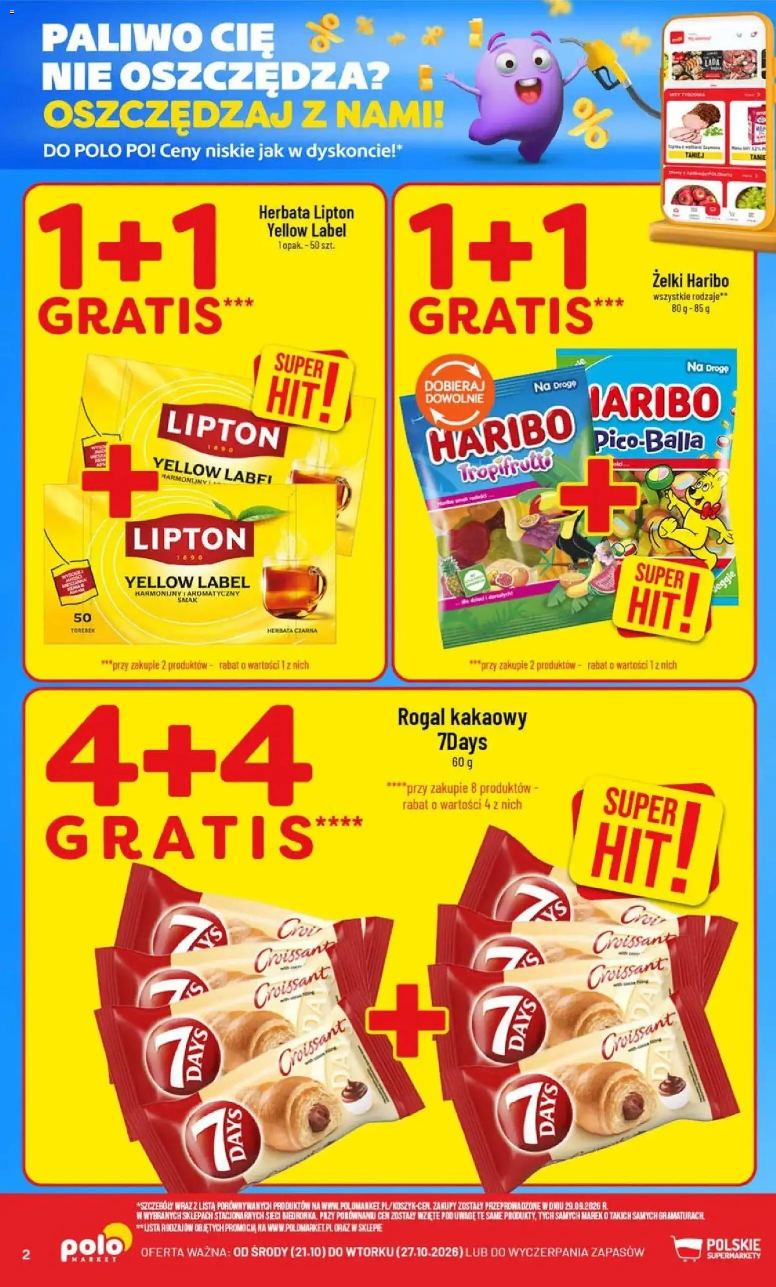 Pogląd gazetki "Nowe promocje POLOmarket do 27.10 (G43)" ze sklepu POLOmarket ważnej od 21.10.2026