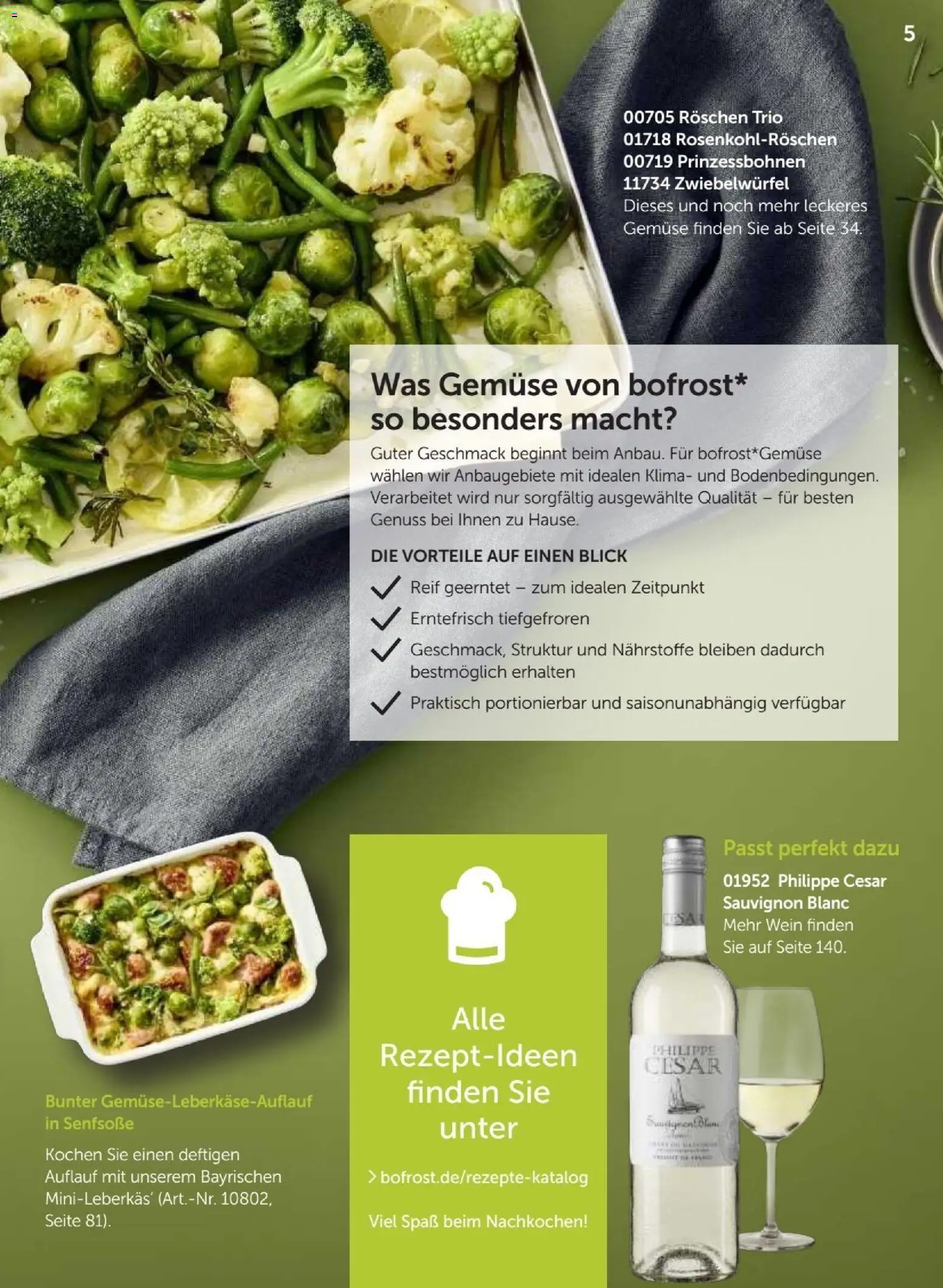 Vorschau von dem Prospekt des Geschäftes Bofrost, gültig ab dem 07.09.2026 - Wein, Gemüse
