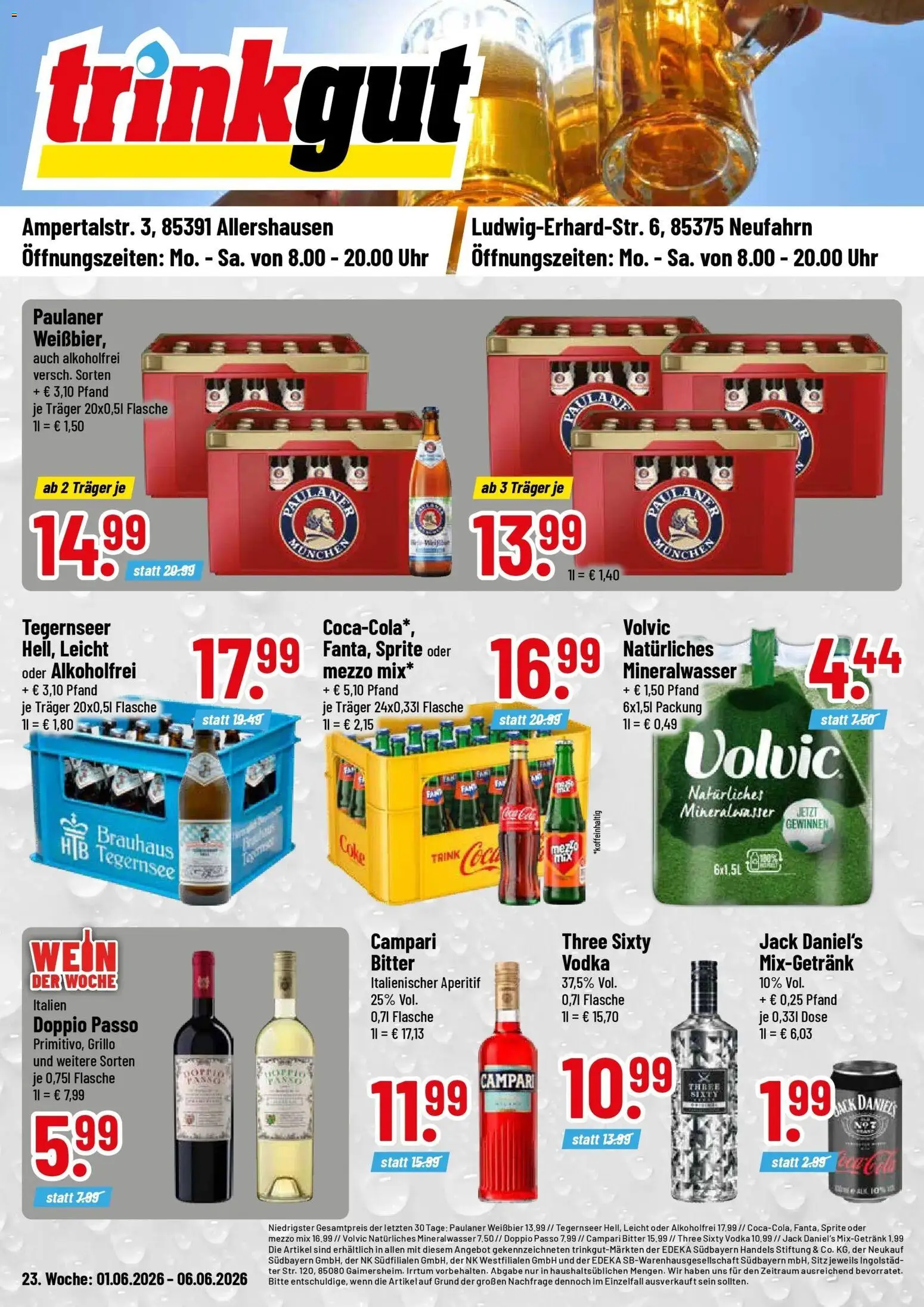 Vorschau von dem Prospekt des Geschäftes Trinkgut, gültig ab dem 01.06.2026