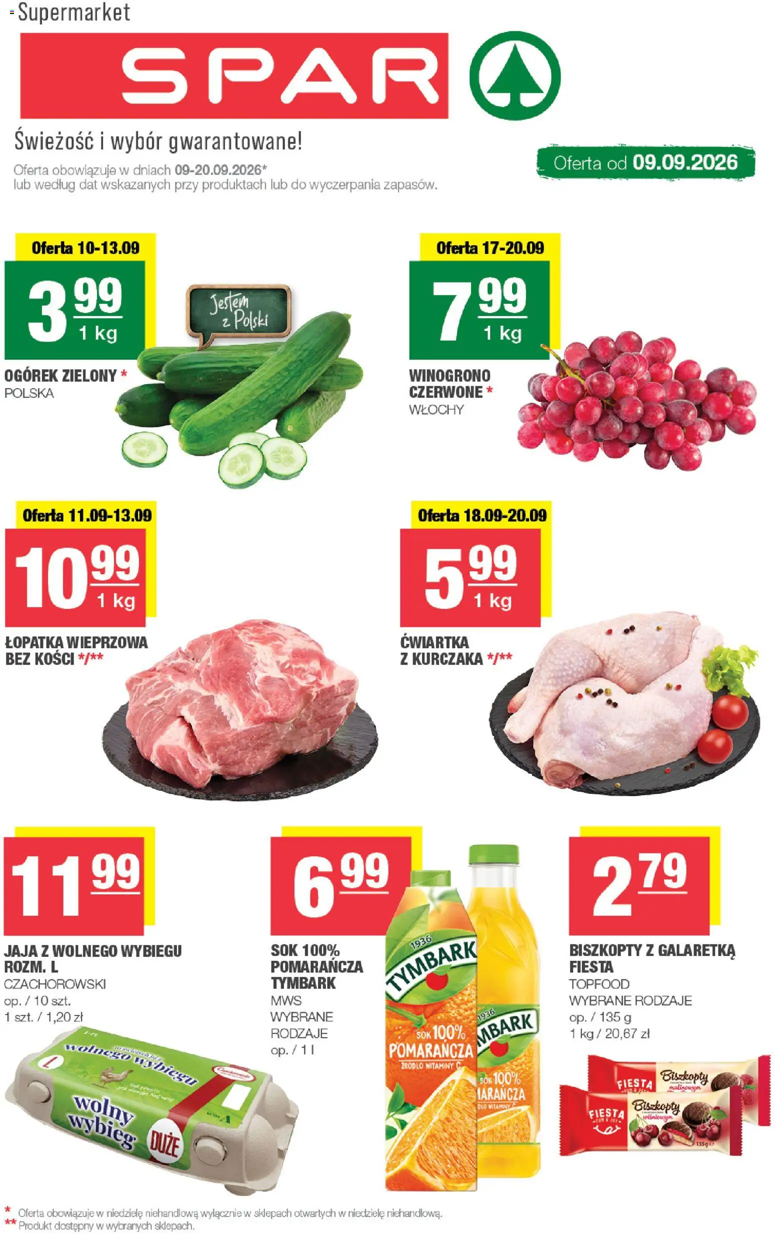Pogląd gazetki "Spar gazetka" ze sklepu Spar ważnej od 09.09.2026