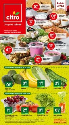 Skatīt Citro akciju bukletu, derīgs no 07.05.2026.