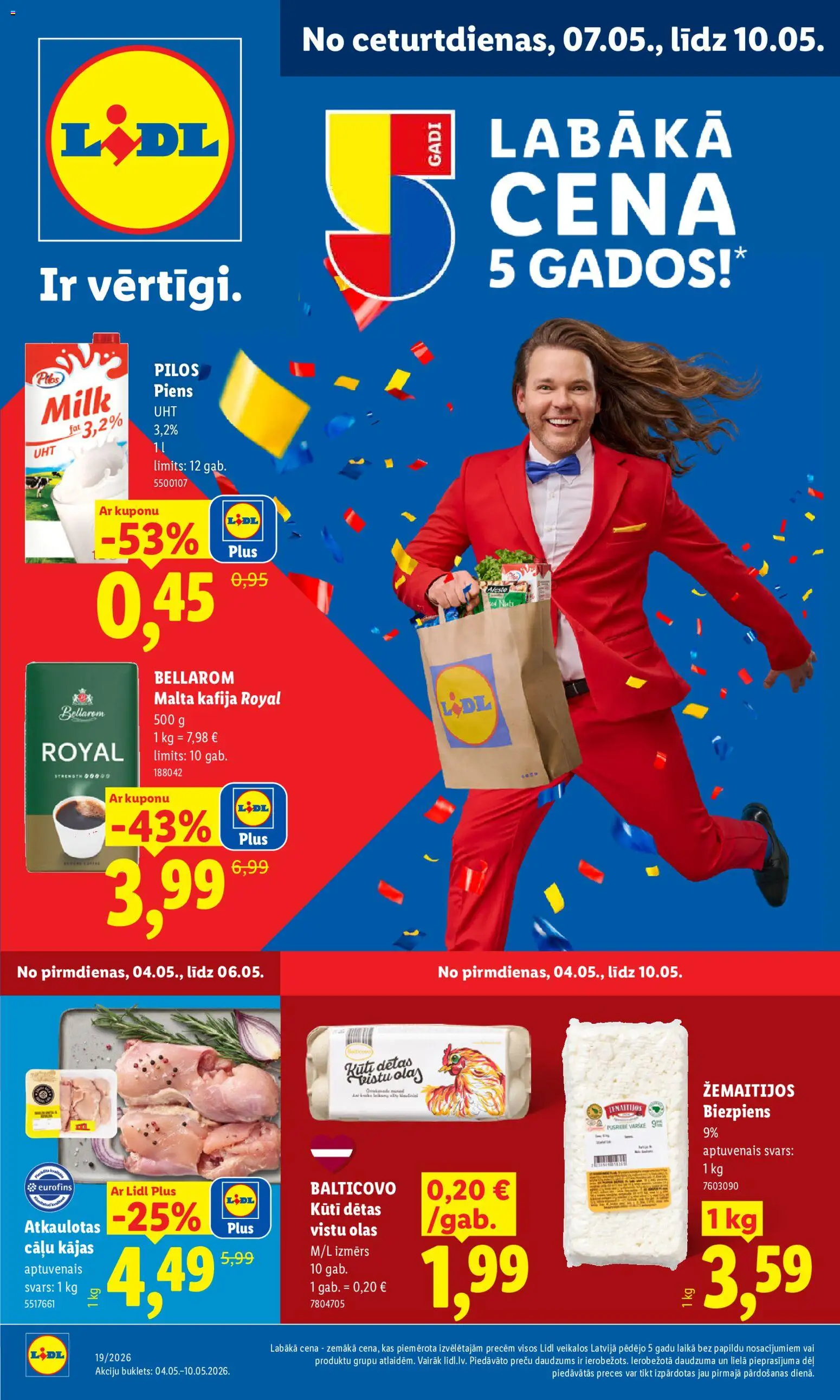 Skatīt Lidl akciju bukletu, derīgs no 07.05.2026.