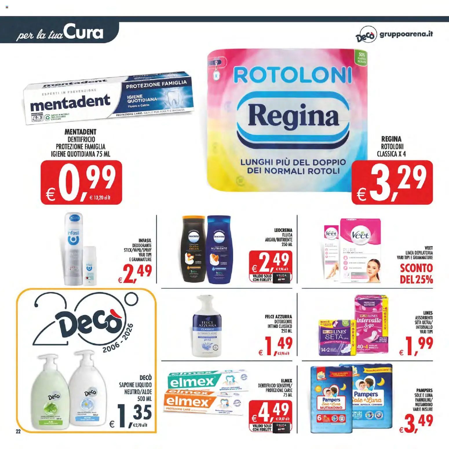 Anteprima dell'opuscolo Decò volantino Maxistore, Supermercati, Local Sicilia dal negozio Decò valido da 01/09/2026 - Olio, Pampers, Deodorante, Intimo, Sapone, Assorbenti, Dentifricio, Detergente