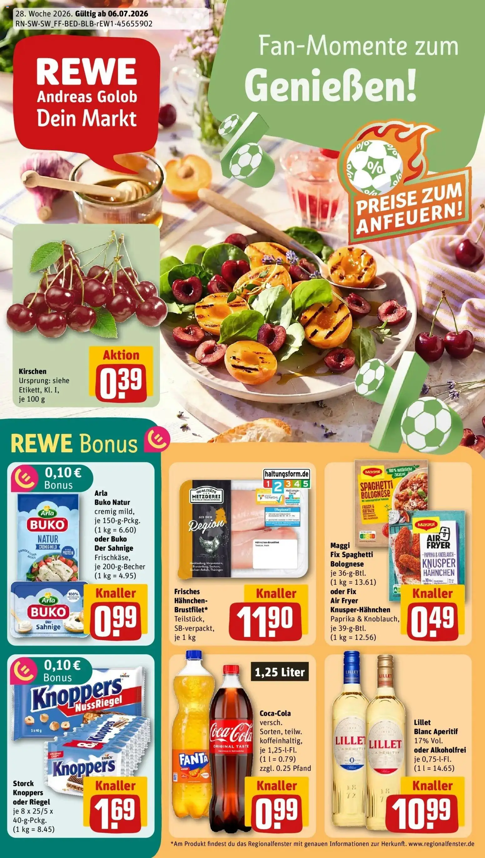 Vorschau von dem Prospekt des Geschäftes Rewe, gültig ab dem 05.07.2026