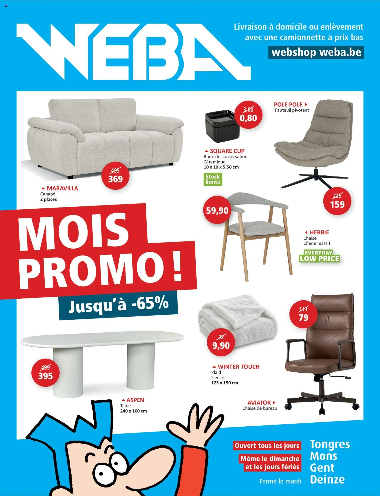 Voorbeeld van Weba Publicité van winkel Weba geldig vanaf 29/09/2026