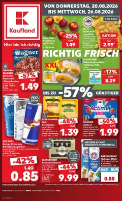Vorschau von dem Prospekt des Geschäftes Kaufland, gültig ab dem 20.08.2026