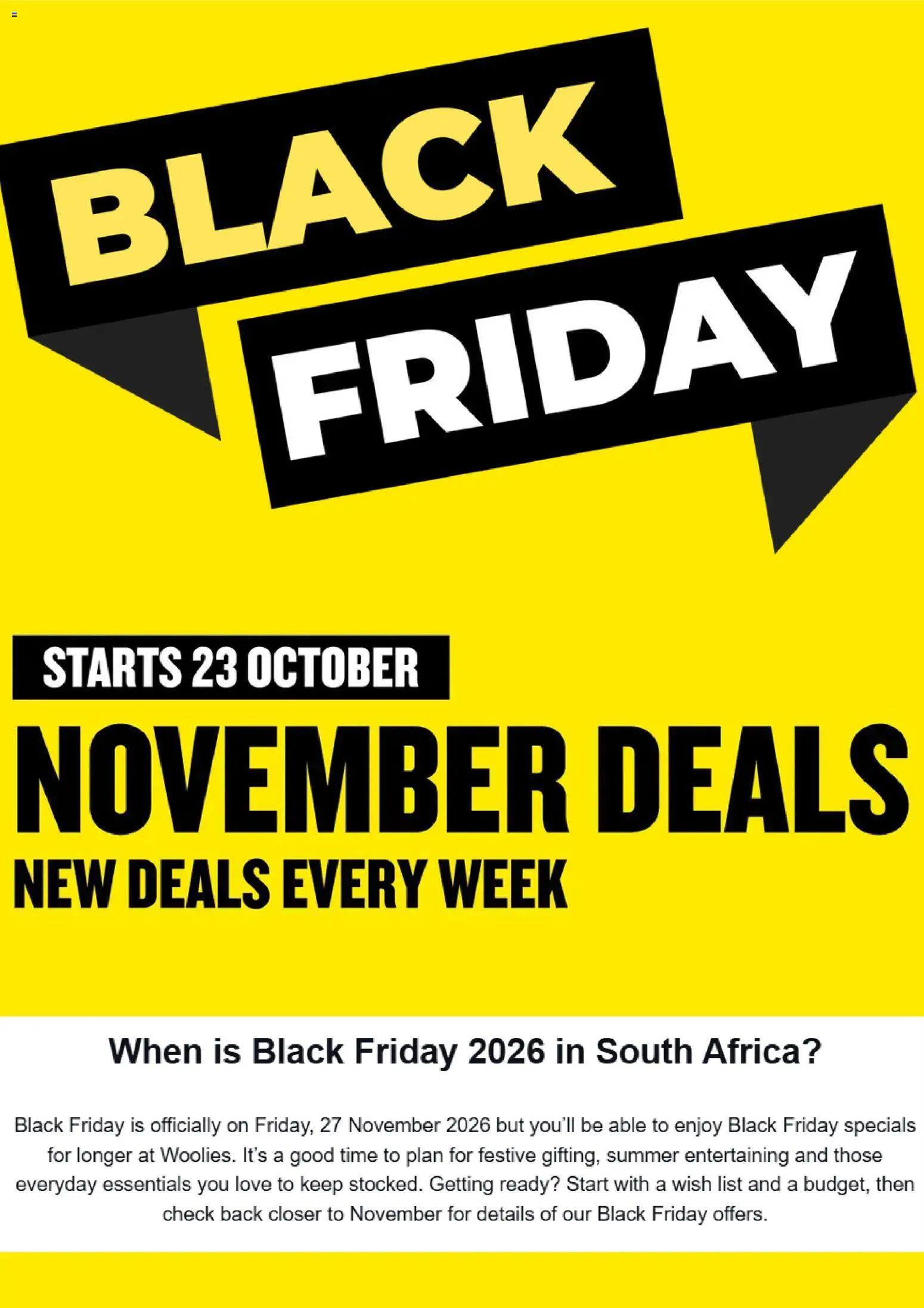 Preview of Woolworths flyer valid from 20/10/2026