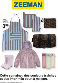 Prévisualisation de Zeeman catalogue du magasin Zeeman formulaire valide 01/08/2026