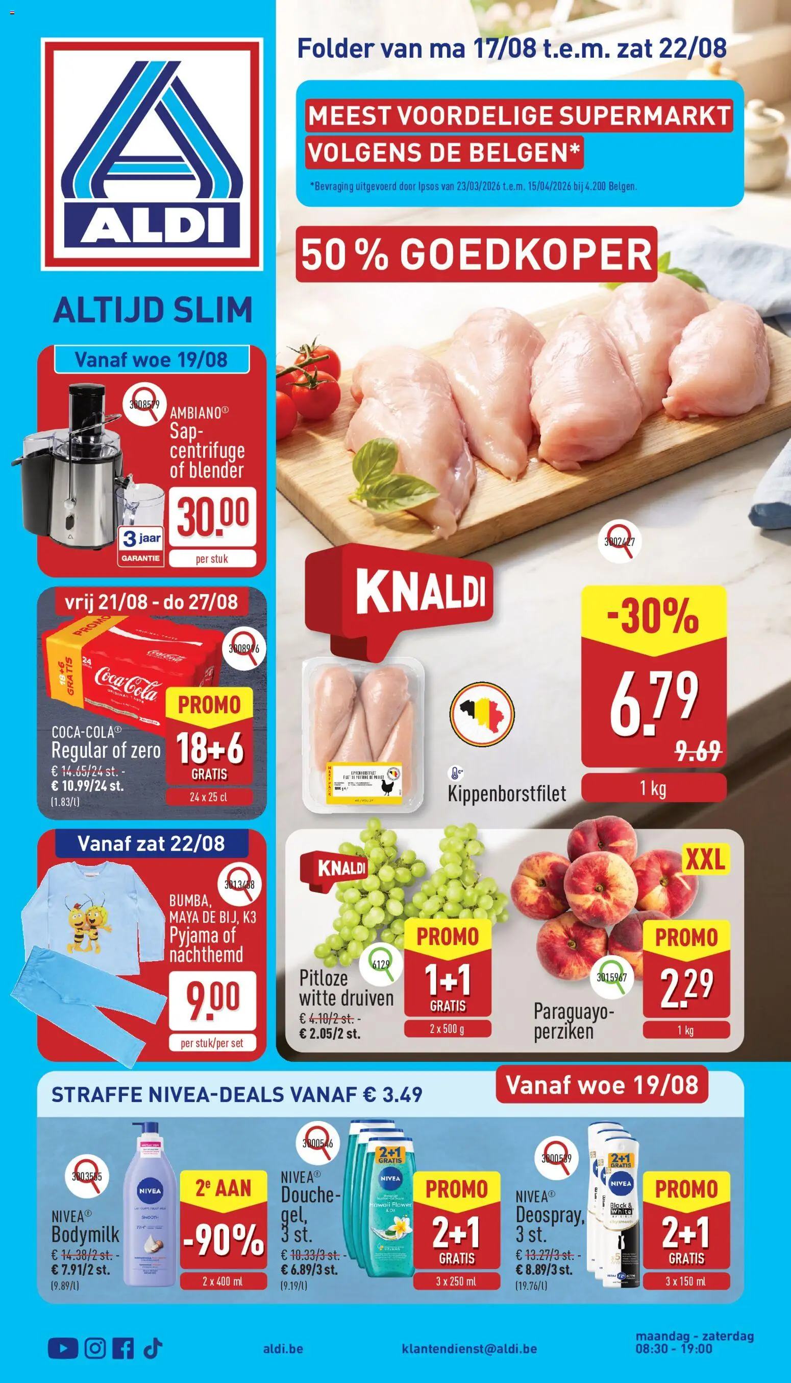 Voorbeeld van Aldi folder week 34 van winkel Aldi geldig vanaf 17/08/2026