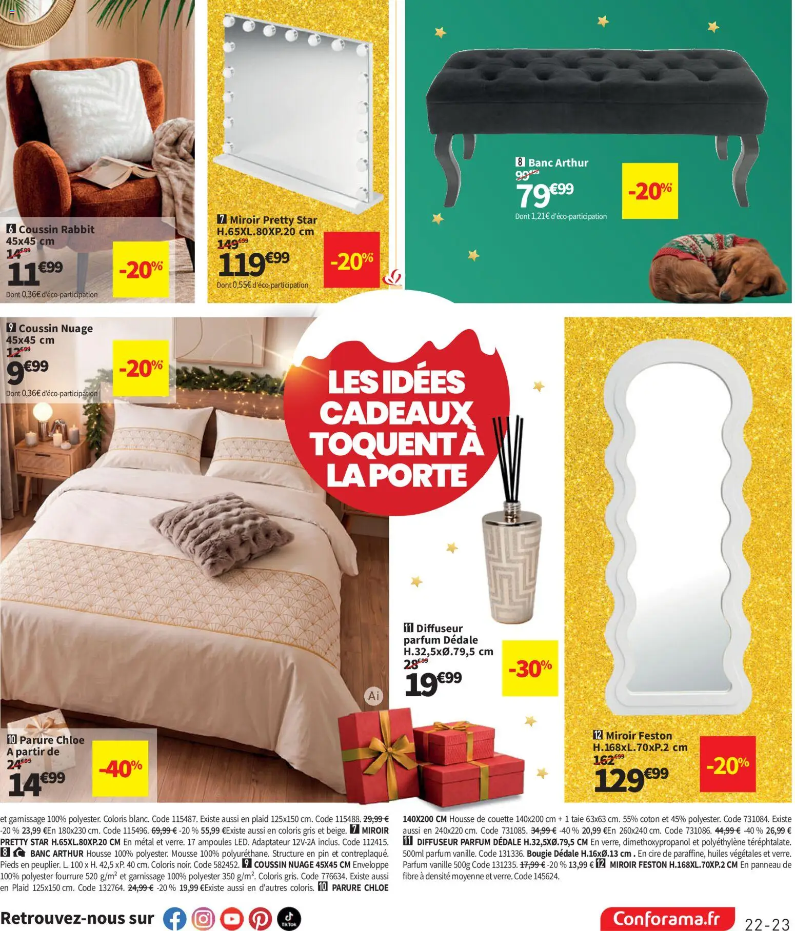 Prévisualisation de Conforama catalogue du magasin Conforama formulaire valide 27/10/2026