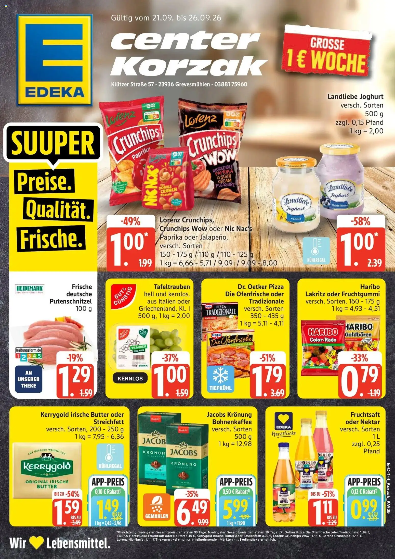 Vorschau von dem Prospekt des Geschäftes Marktkauf, gültig ab dem 21.09.2026